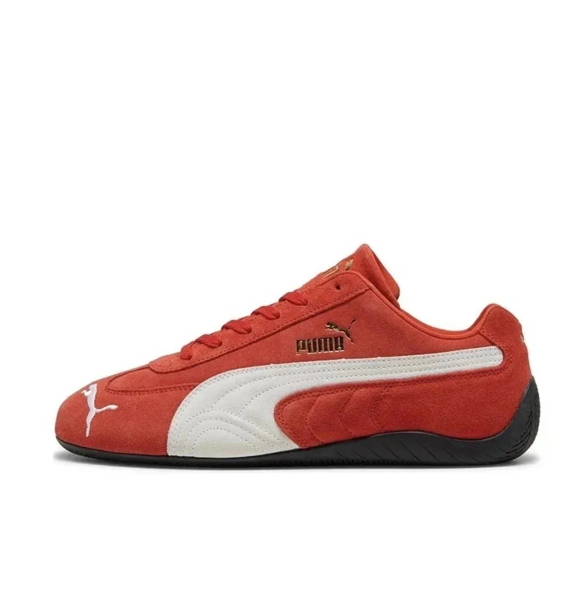 PUMA Red White Black Sneakers Comfortable