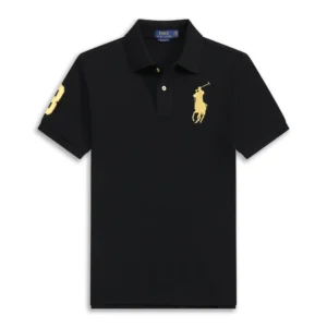 Polo Ralph Lauren Black Polo: Equestrian