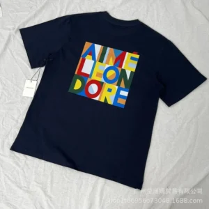 Aime Leon Dore Black Tee: Retro Vibe, Street