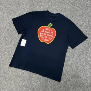 Aime Leon Dore Navy T Shirt with Apple