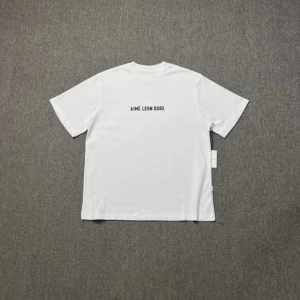 Aime Leon Dore White Tee: Comfortable
