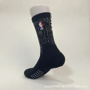 NBA Black Athletic Socks: Stylish