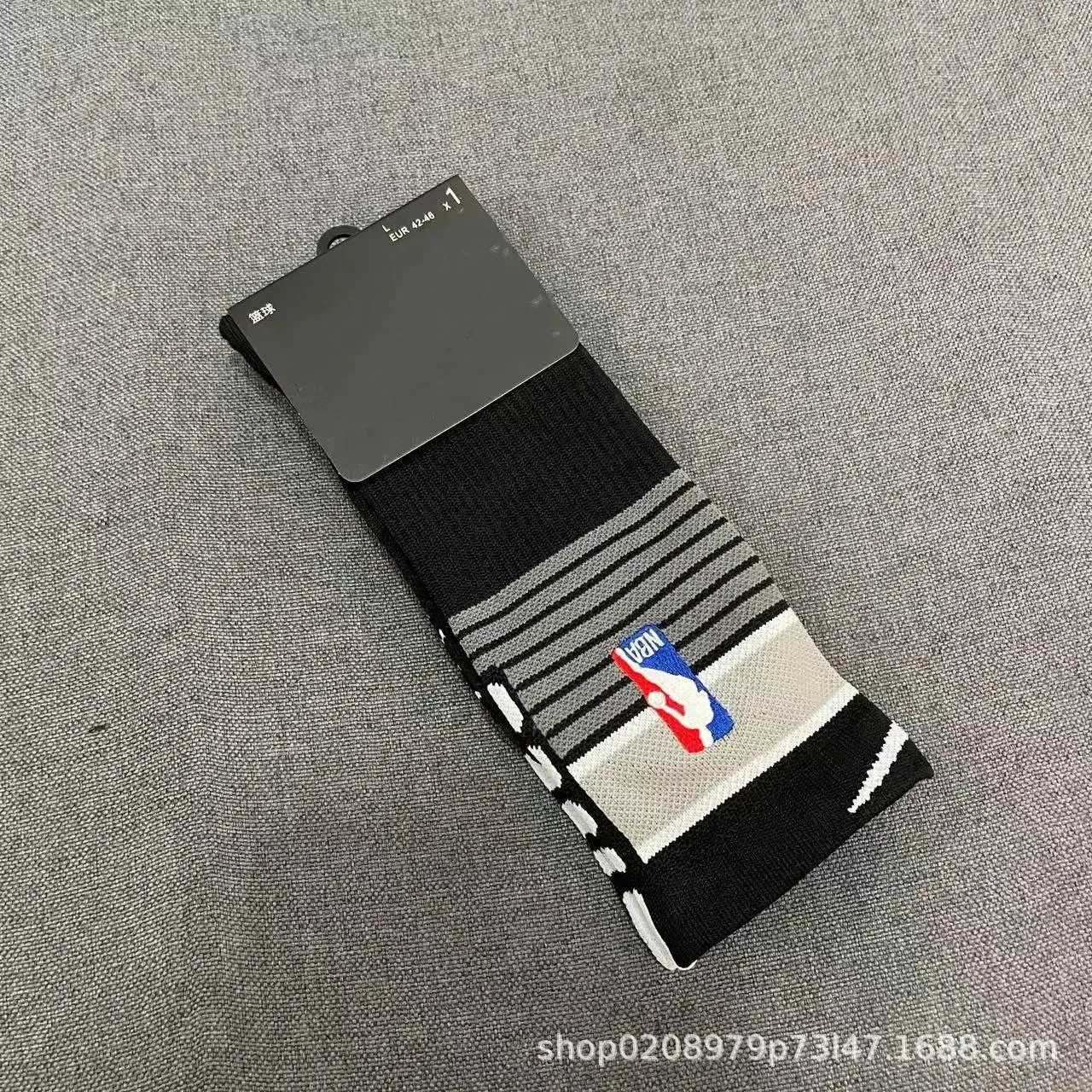 NBA Black Sports Socks Court ready