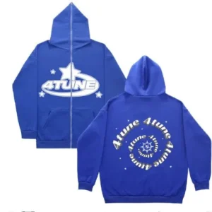 4TUNE Blue Hoodie: Cosmic inspired, Ideal