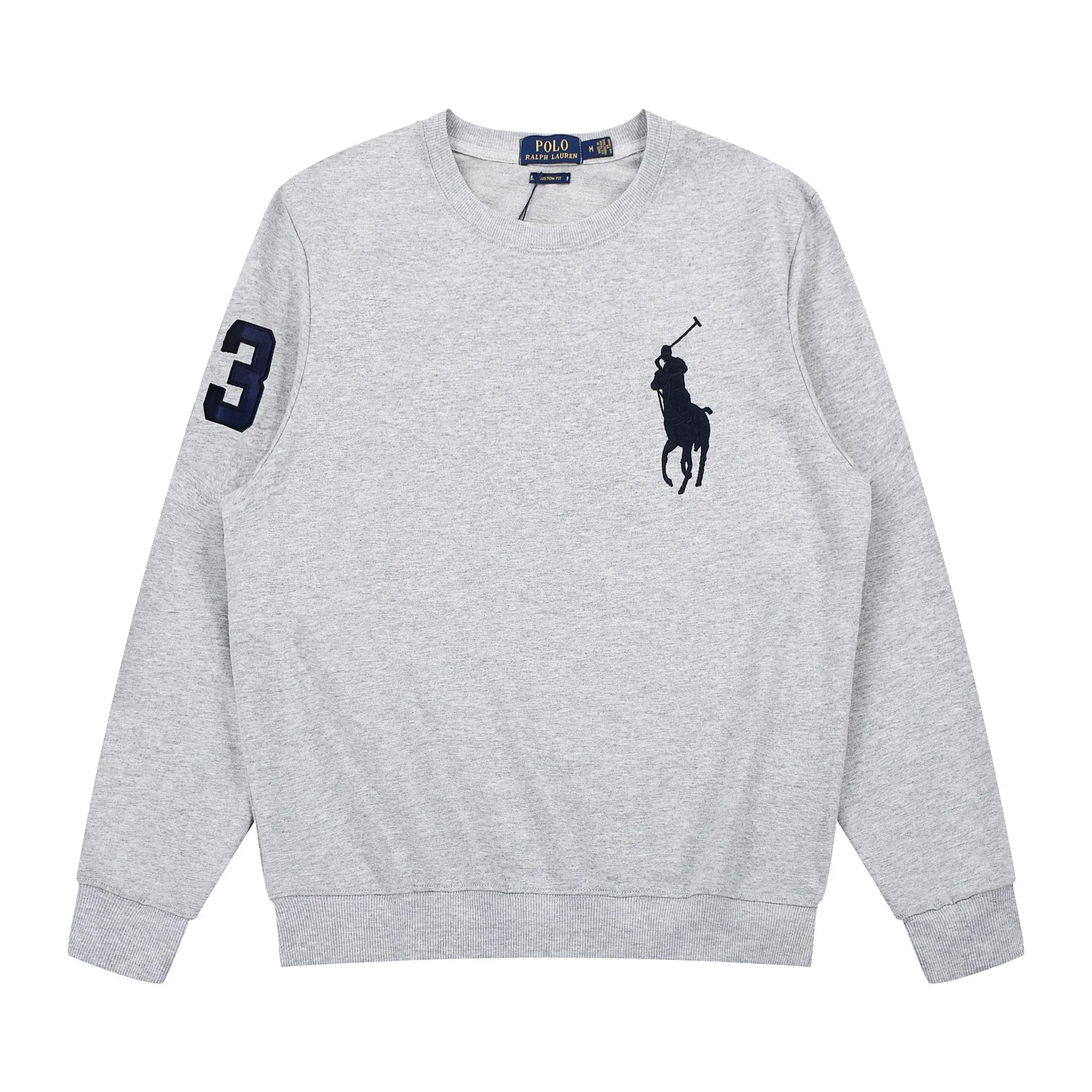 Polo Ralph Lauren Light Gray Sweatshirt: Sporty and Classic!