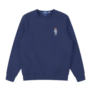 Polo Navy Blue Teddy adorned