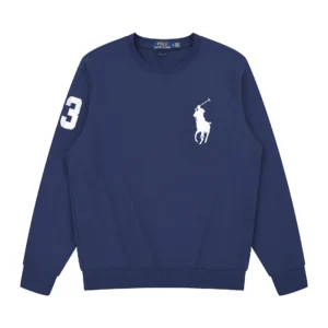 Polo Ralph Lauren Navy Sweatshirt: Sporty