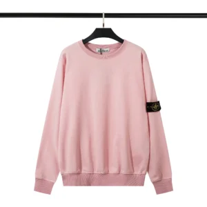 Stone Island Pink Pullover: Comfortable