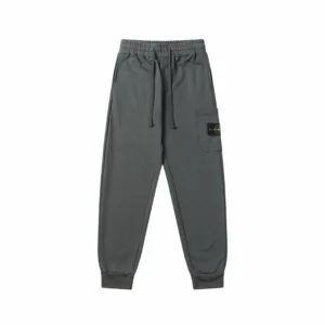 Stone Island Grey Joggers: Utility Meets