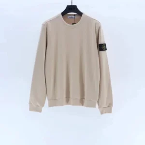 Stone Island Beige Crewneck: Comfort