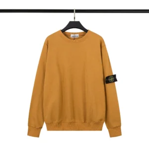 Stone Island Mustard Yellow Sweat: Street