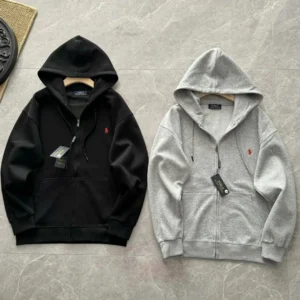 Polo Ralph Lauren Zip up Hoodie in Black