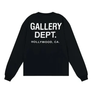 Gallery Dept. Black Tee: Hollywood Inspired Fashion Piece