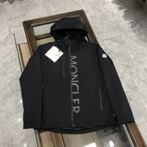 Moncler Black Men's Jacket: Functional