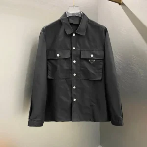 Prada Black Men's Jacket: Edgy Fashion