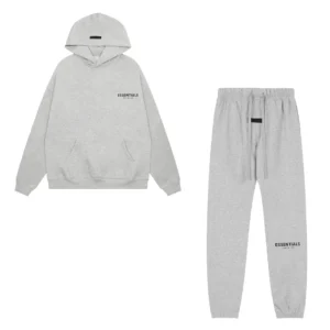 Fear of God ESSENTIALS Light Gray Sweatpants Set Street style Comfort