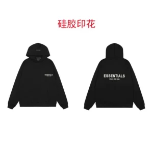 FEAR OF GOD ESSENTIALS Black Hoodie
