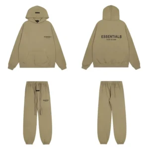 Fear of God ESSENTIALS Beige Sweatpants Set