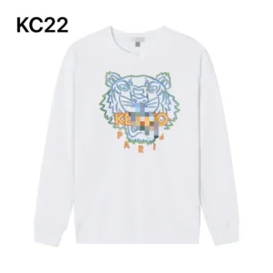 Kenzo KC22 White: Parisian style Embroidered