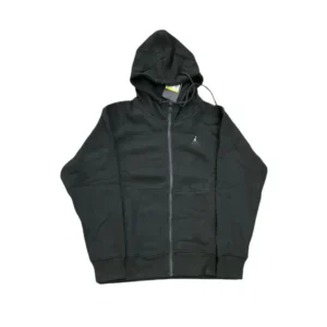 Jordan Black Zip Hoodie: Sporty