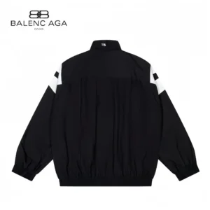 Balenciaga Black Jacket: High fashion Sporty