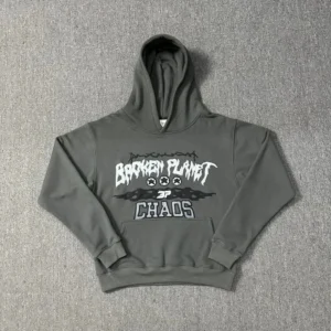 Broken Planet Gray Hoodie: Comfort Meets