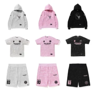 BAPE Miami Series Gray Hoodie & Shorts