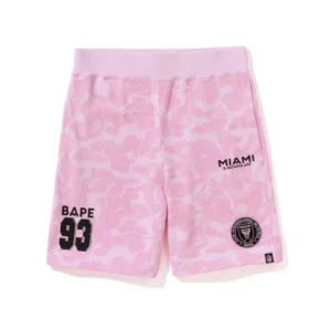 BAPE Pink Miami Themed Shorts: Comfort Meets