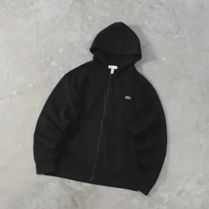 Lacoste Men's Black Hoodie: Stylish