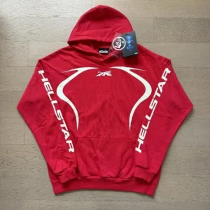 Hellstar Red Branded Hoodie Comfort Meets