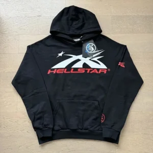 HELLSTAR Black Hoodie: Comfort Meets Rock