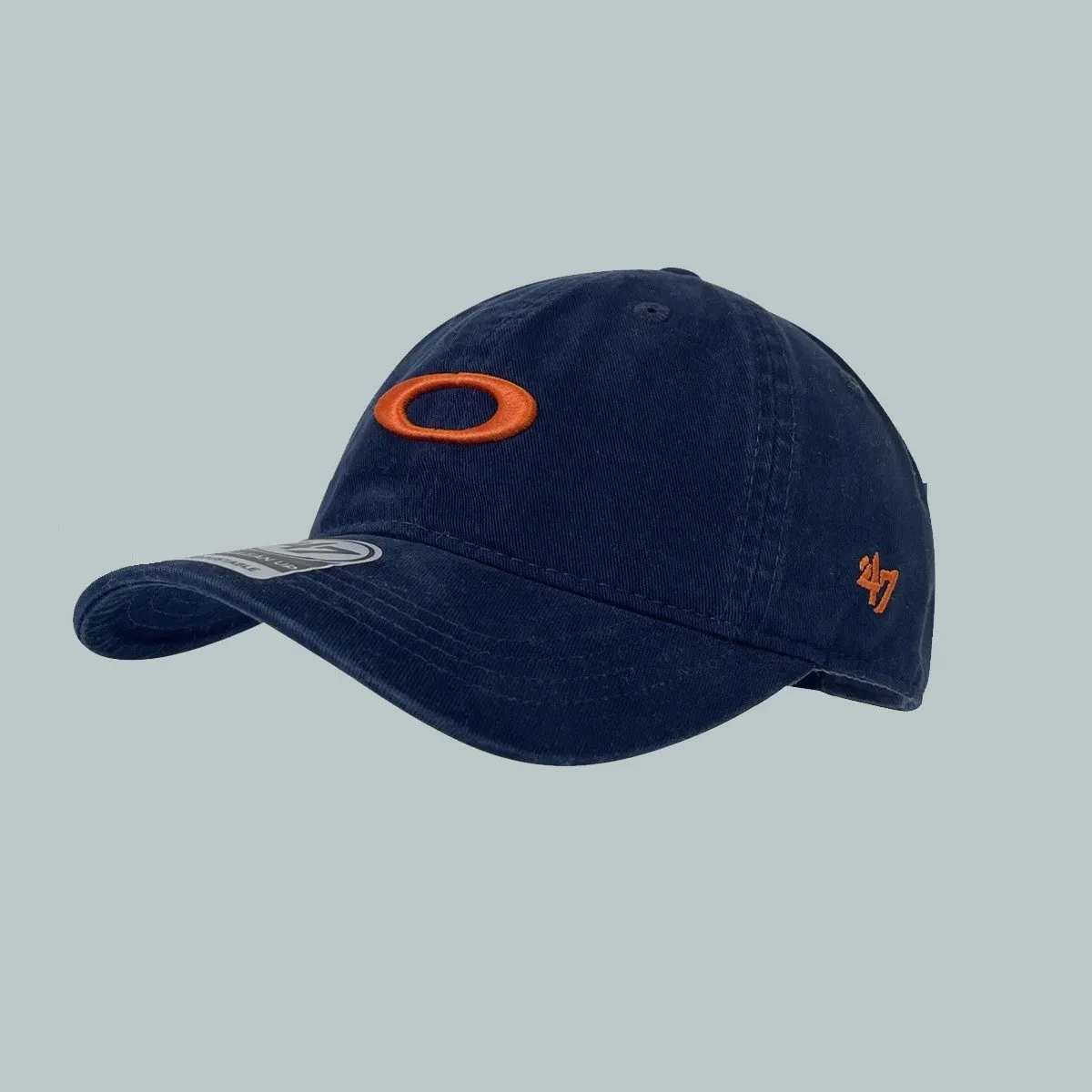 47 Brand Navy Blue Baseball Cap with Orange