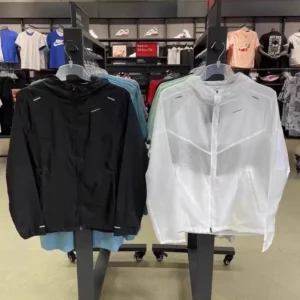 Nike Black/White Jackets: Breathable