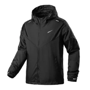 Nike Black Men's Sports Jacket: Wind
