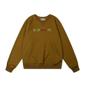 Carhartt Brown Crewneck: Retro Vibe, Quality