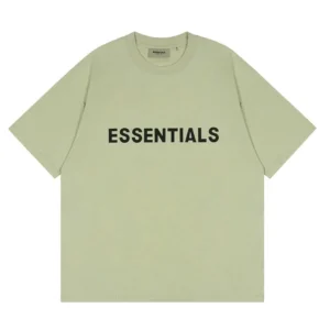 Fear of God ESSENTIALS Light Green Tee: Comfort Meets Cool!