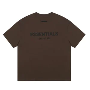 Fear of God Essentials Brown Tee: Minimalist