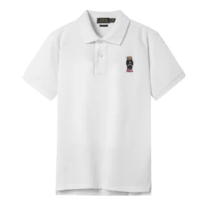 Polo Ralph Lauren White Polo with Teddy