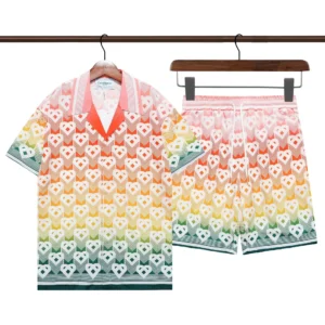 Cashmercer Rainbow Hued Summer Two Piece