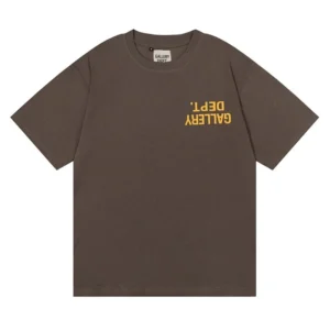 Gallery Dept Brown T Shirt: Typography