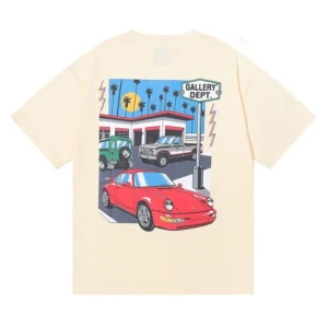 Gallery Dept. Off white Car Print T Shirt