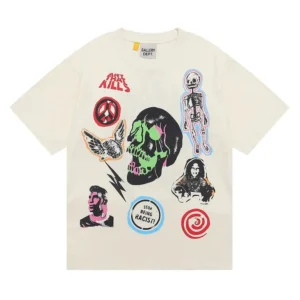 GALLERY DEPT. Off white Tee: Retro inspired
