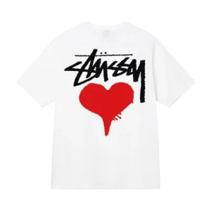 Stussy White Graffiti T Shirt: Cool