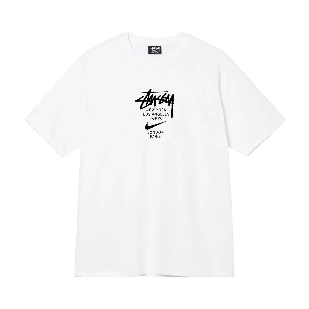 Stussy White Tee: Global inspired Street