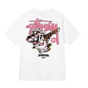 Stussy 2019 White T Shirt: Hip and Graphic
