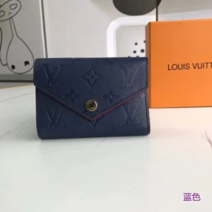 Louis Vuitton Navy Monogram Wallet: A Classy