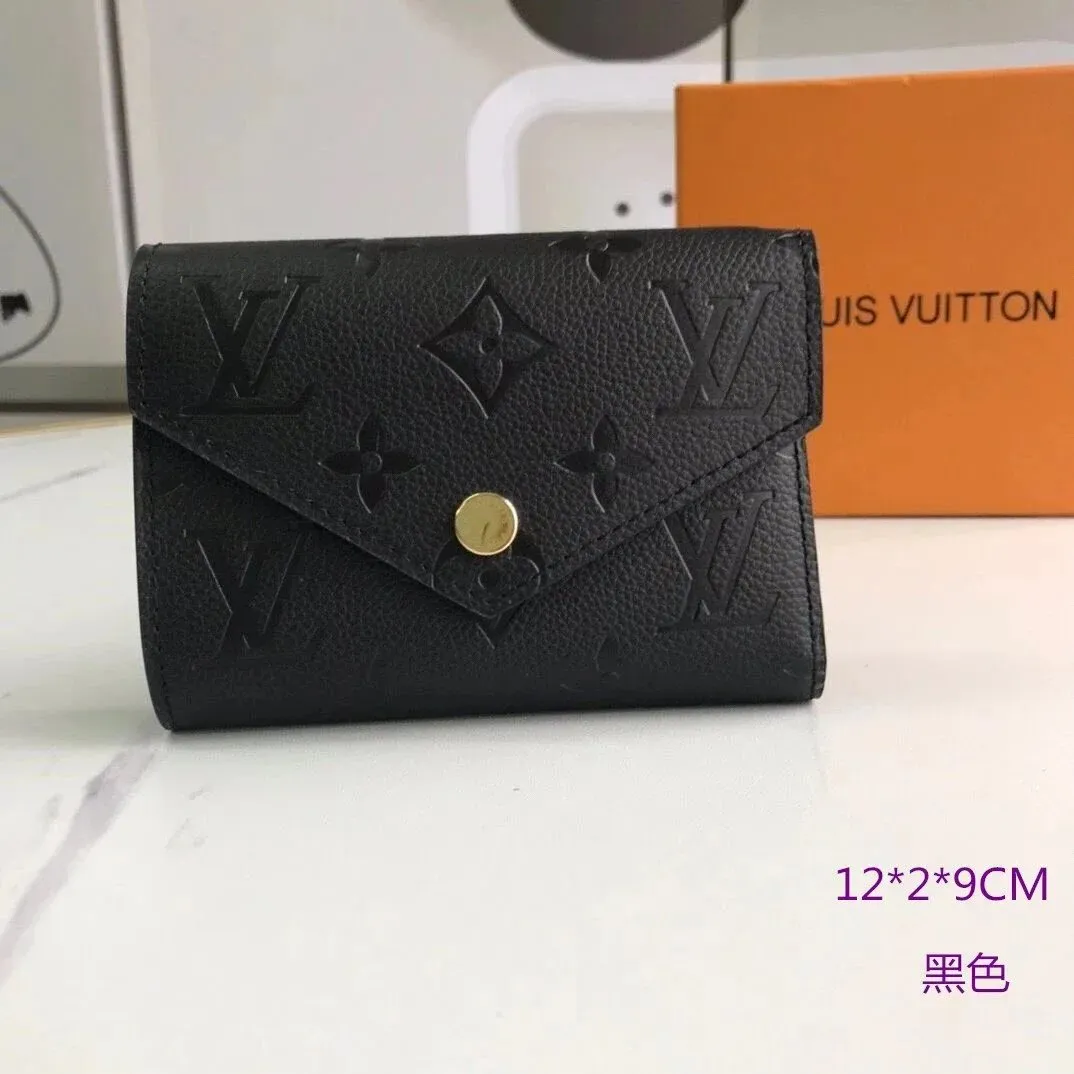 Louis Vuitton Black Monogram Wallet: Compact