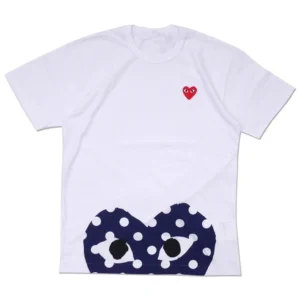 CDG PLAY White Tee, Quirky