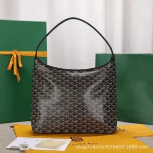 Goyard Saint Louis Black Handbag: Iconic
