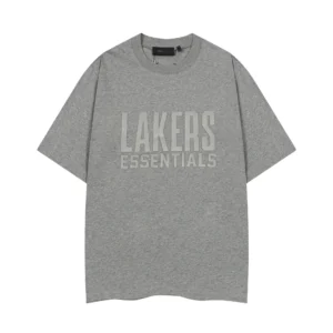 ESSENTIALS Lakers Gray Tee: Comfortable